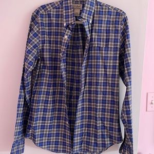 LL Bean Wrinkle Free Slim Fit Shirt